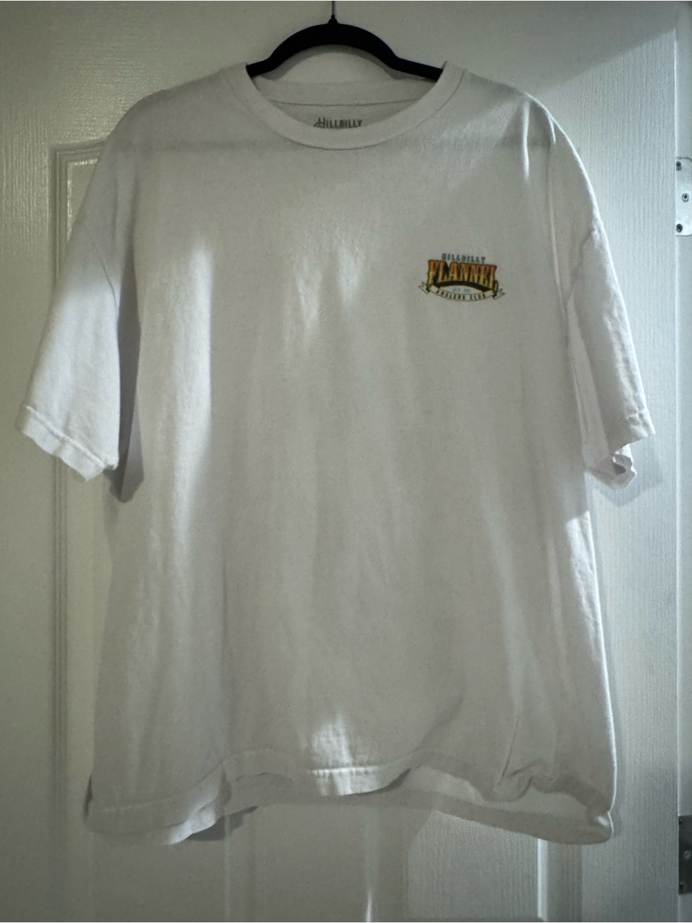 Hillbilly Flannel Co. White Short Sleeve Logo Tee
